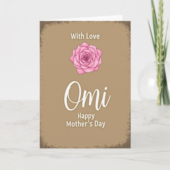 Floral With Love Mothers Day Card (Front)