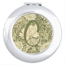 Floral Wm Morris Design with Monogram