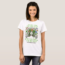 Floral Women Strong Cerebral Palsy Support T-Shirt