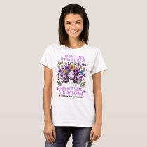 Floral Women Strong Lupus Support T-Shirt