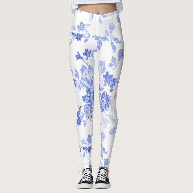 Floral Women's Leggings (Front)