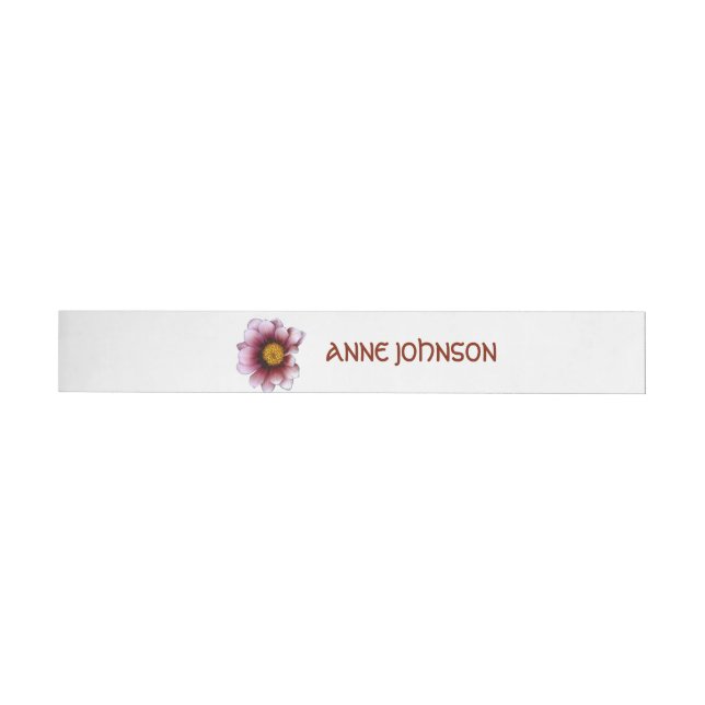 Floral Wrap Around Address Labels (Individual)