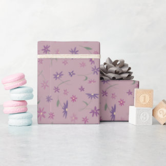 Floral wrapping paper