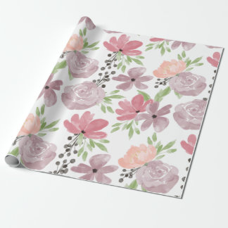 floral wrapping paper