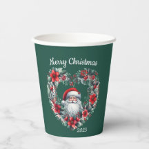 Floral Wreath - Christmas 2023 Santa Claus