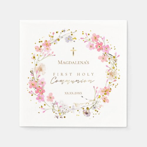floral wreath First Holy Communion