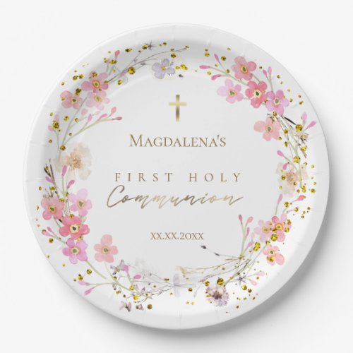 floral wreath First Holy Communion