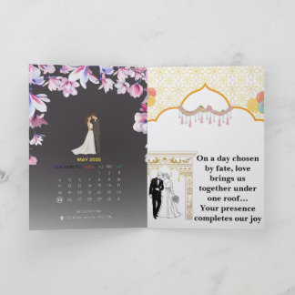 "Floral Wreath Greeting Card