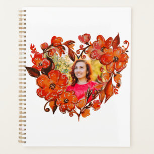 Floral Wreath Heart Photo Planner