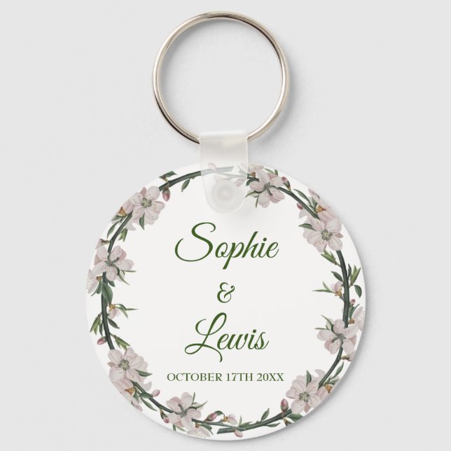 Floral Wreath Keychain (Front)