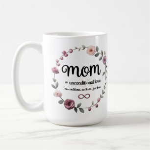 Floral Wreath Magic Mug – Mom, Infinite Love 