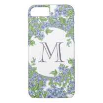 Floral Wreath Monogram iPhone 8/7 Case