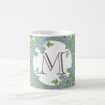Floral Wreath Monogram Coffee Mug