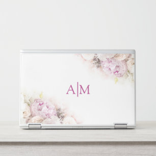 Floral Wreath Monogram HP Laptop Skin