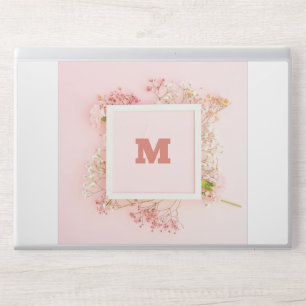 Floral Wreath Monogram HP Laptop Skin