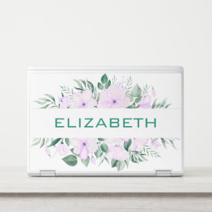Floral Wreath Monogram HP Laptop Skin