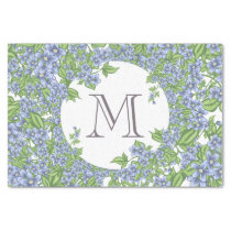 Floral Wreath Monogram Tissue Paper