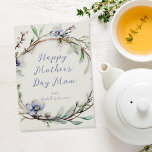 Floral Wreath Mothers Day Message Invitation