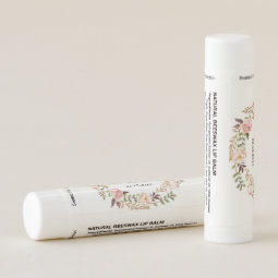 Floral Wreath Thank You Lip Balm | Zazzle