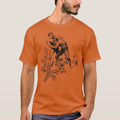 Floral Wrestling 1 T_Shirt