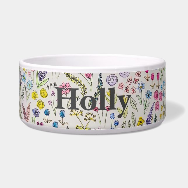 Floral Wrist Keychain Bowl (Front)