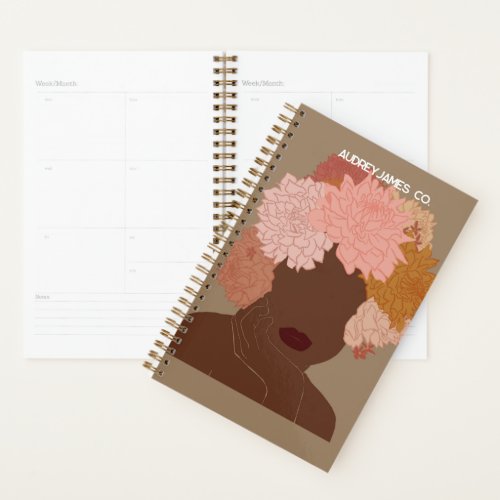 Floral Yearly Planner for Girls Teens Women
