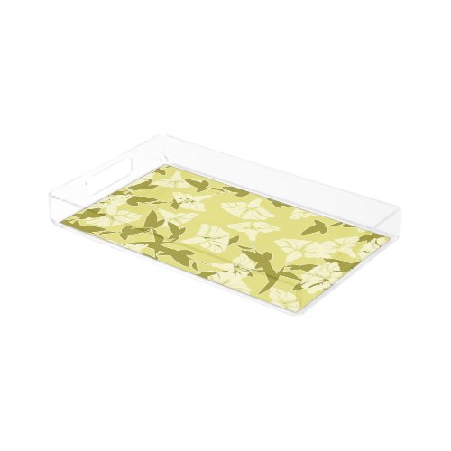Floral Yellow And White Spring Colors Spring Tray