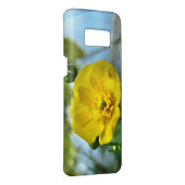 Floral Yellow Buttercup Flower Pond Galaxy S8 Case (Back/Right)