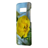 Floral Yellow Buttercup Flower Pond Galaxy S8 Case (Back/Left)