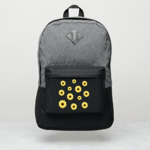 Floral yellow sunflower port authority® backpack