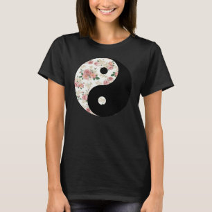 Floral Yin and Yang T-Shirt