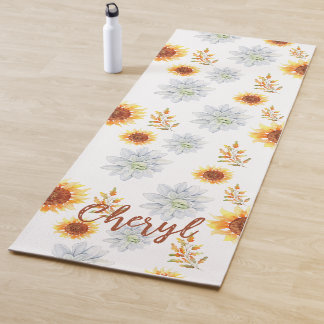 Floral Yoga Mat