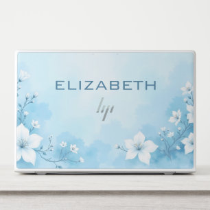  Floral Your Name HP Laptop Skin