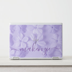  Floral Your Name HP Laptop Skin