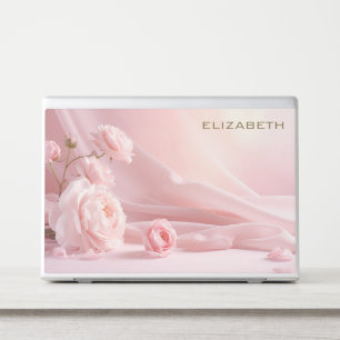 Floral Your Name HP Laptop Skin