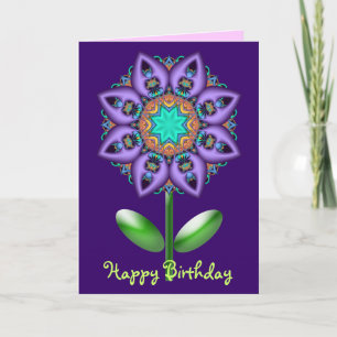 FloralCard with Fantasy flower Card