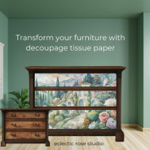 Florals and Villa Decoupage Tissue Paper