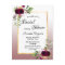 Florals cinnamon rose bridal shower invitation