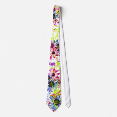 Florals & Flowers Neck Tie