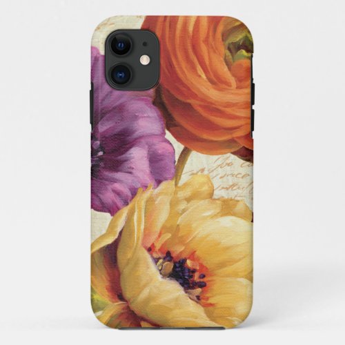 Florals in Full Bloom iPhone 11 Case