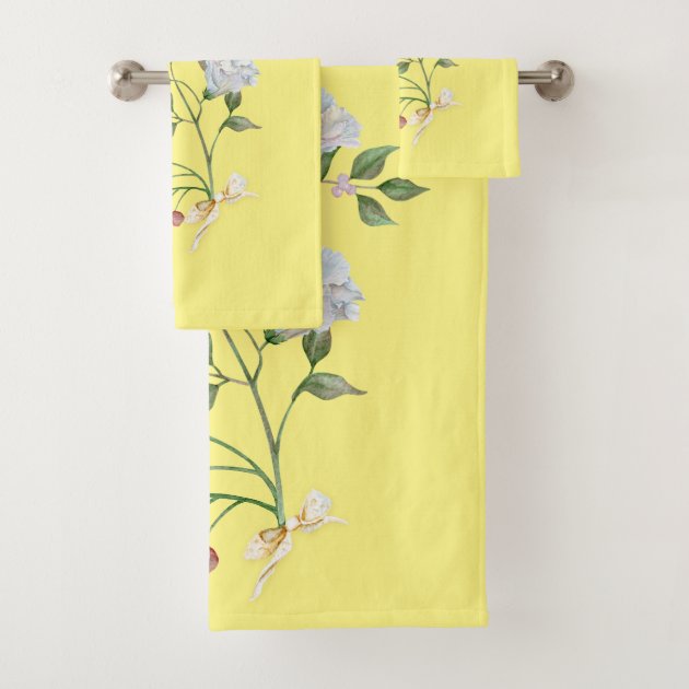 Floral S In Yellow Mellow Bath Towel Set Zazzle   Florals In Yellow Mellow Bath Towel Set R76c9c4290e014227a6832f90ce0de892 Ezaga 630 