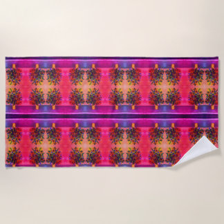 Florals, landscape, cross sports on beach towel