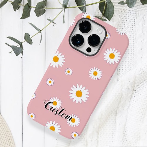 Florals Pattern Daisy Personalize iPhone Max case