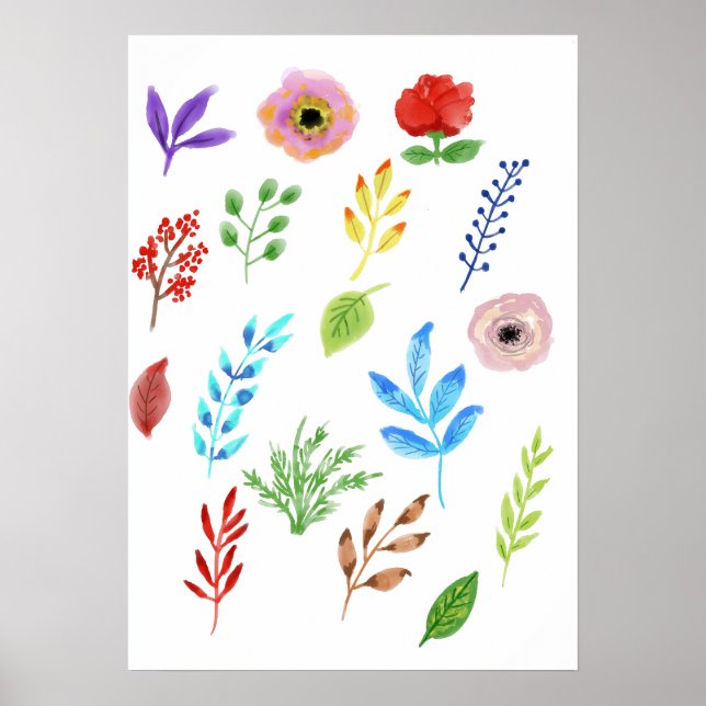 florals  poster (Front)