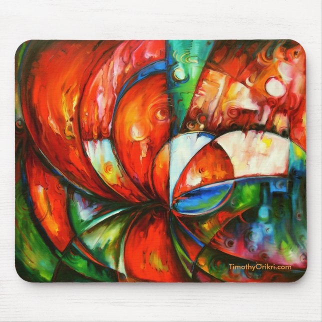 Floraltasia Mouse Pad (Front)