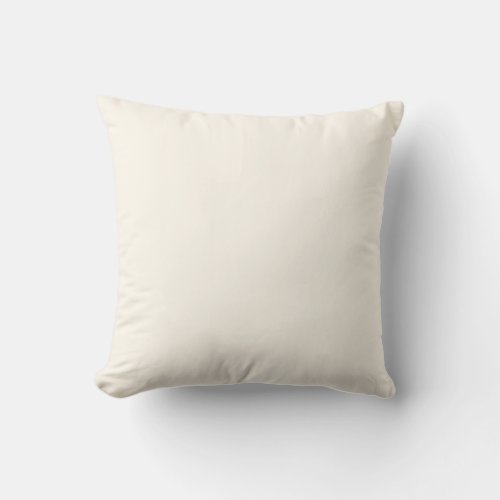 FloralWhite Throw Pillow