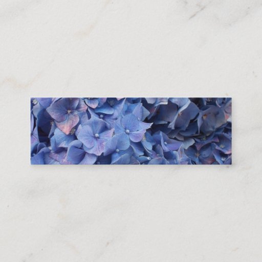 Customizable Floreal bookmark business card
