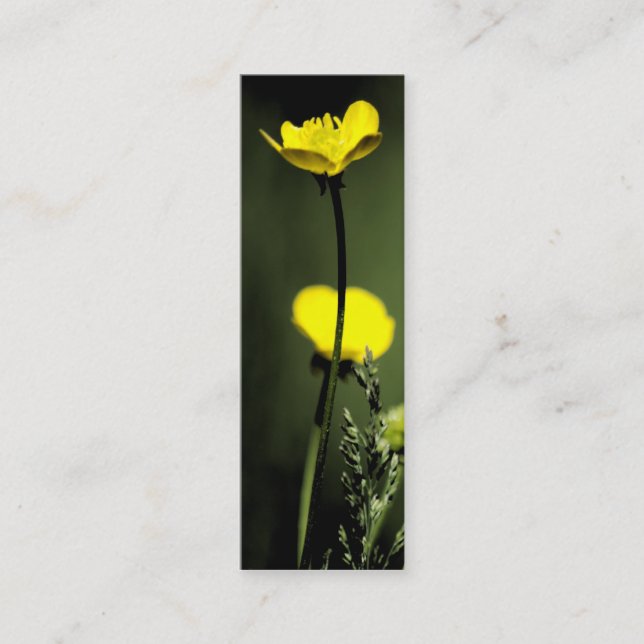 Floreal bookmark business card (Front)