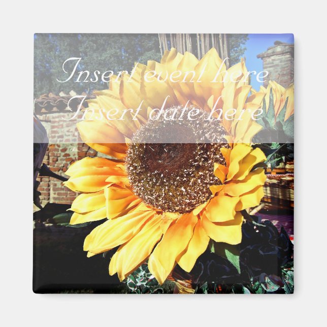 Floreal Save the date Magnet Template (Front)