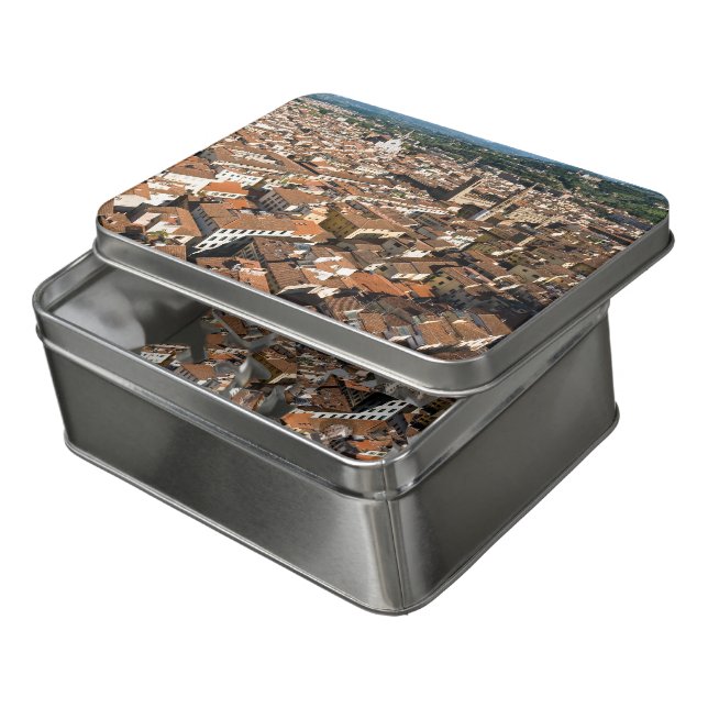 Florence aerial view - Tuscany, Italy Jigsaw Puzzle (Lid Open)